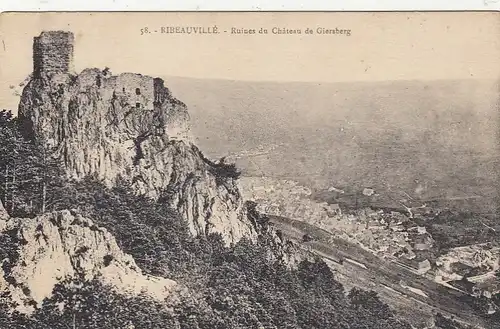 Ribeauvillé, Ruines du Château de Giersberg ngl F8451