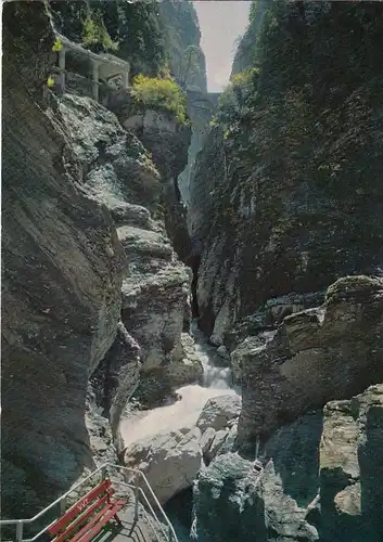 Viamalaschlucht 2.Brücke bei Thusis, Graubünden ngl G0604