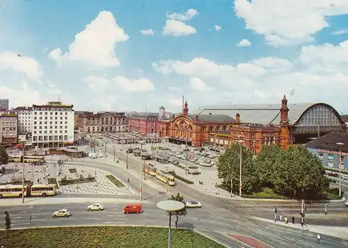 Bremen, Bahnhofsvorplatz ud Hauptbahnhof ngl G0974