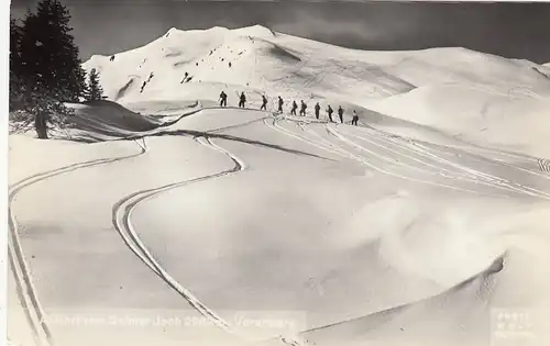 Abfahrt vom Golmer Joch, Vorarlberg gl1964 F9528