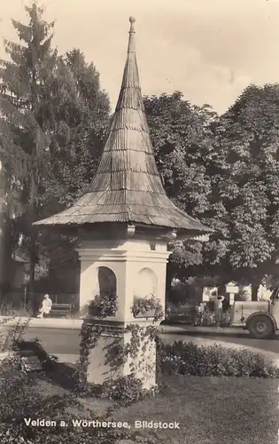 Velden am Wörther See, Bildstock glum 1960? F8785