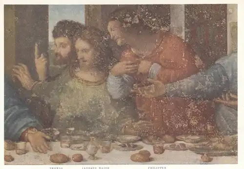 LEONARDO DA VINCI L'Ultima Cena (particulare) ngl G3782