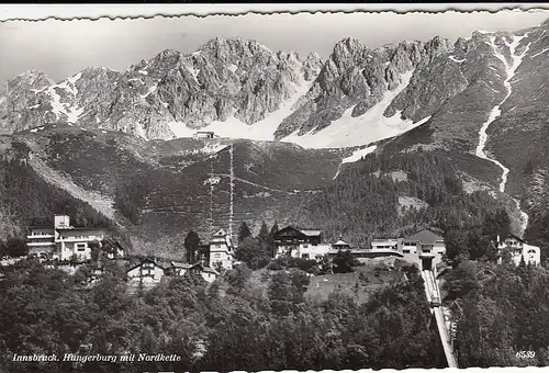 Innsbruck, Hungerburg mit Nordkette ngl F9105