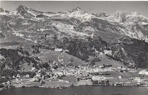 St.Moritz-Dorf mit Corvigliabahn gl1962 F9444