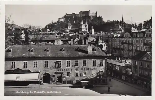 Salzburg, L.Mozart's Wohnhaus gl1938? G4186