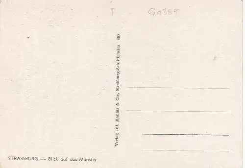 Straßburg, Blick auf das Münster ngl G0389