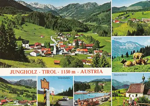 Jungholz, Tirol, Mehrbildkarte glum 1990? G4413
