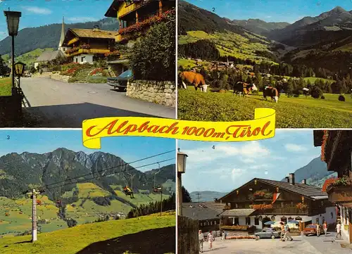 Alpbach, Tirol, Mehrbildkarte gl1978 G4976