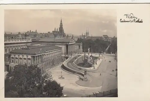 Wien, Parlament und Rathaus ngl G5151