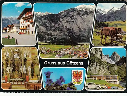 Götzens, Tirol, Mehrbildkarte gl1968 G5047