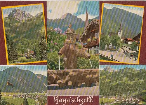 Bayrischzell am Wendelstein, Mehrbildkarte gl1974 G6721