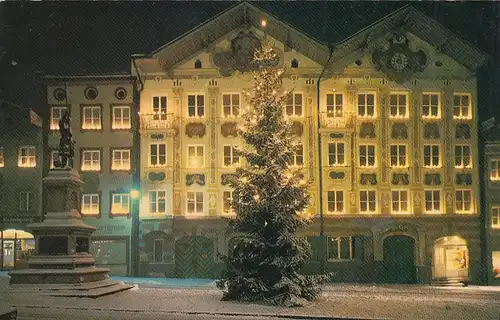 Bad Tölz, Obb, Partie bei Nacht gl1984 G6708