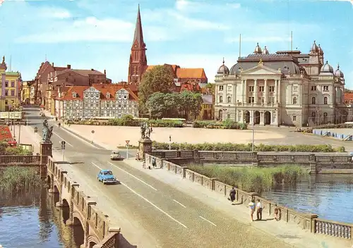 Schwerin Dom und Theater gl1979 172.312