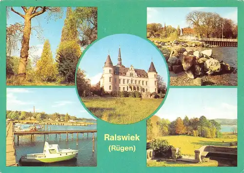 Ralswiek (Rügen) Park Schloss Jasmunder Bodden ngl 172.154