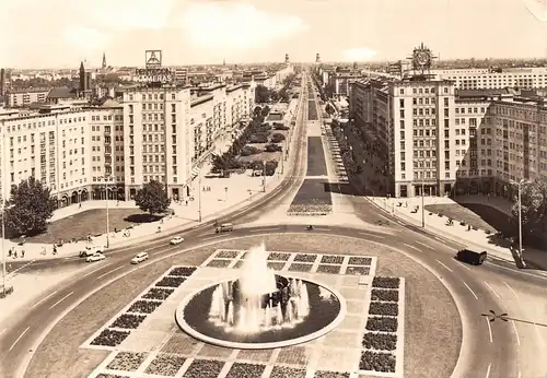 Berlin Blick vom Strausberger Platz gl1978 171.956