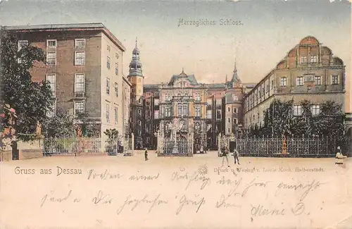 Dessau Herzogliches Schloss gl1900 171.851