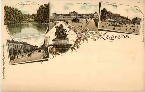 Pozdrav iz Zagreba - Litho -50176