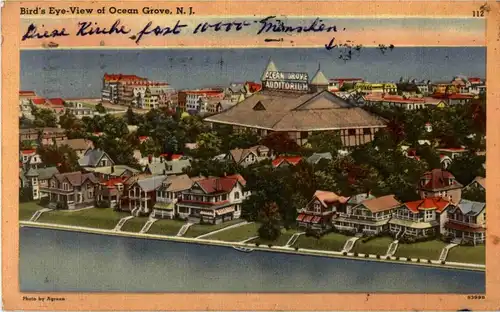 Birds Eye View of Ocean Grove New Jersey -39262