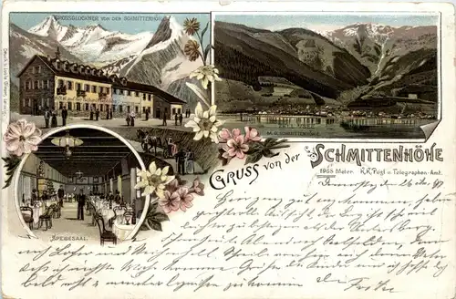 Gruss von der Schmittenhöhe - Litho -419524