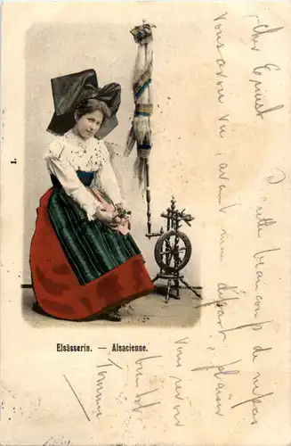 Elsässerin - Spinnrad Tracht -54674