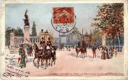 Lyon - Entree du Parc -58104