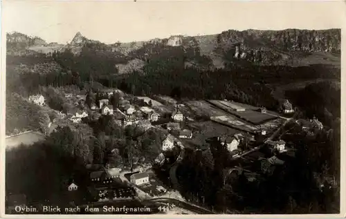 Oybin - Blick nach dem Scharfenstein -61370