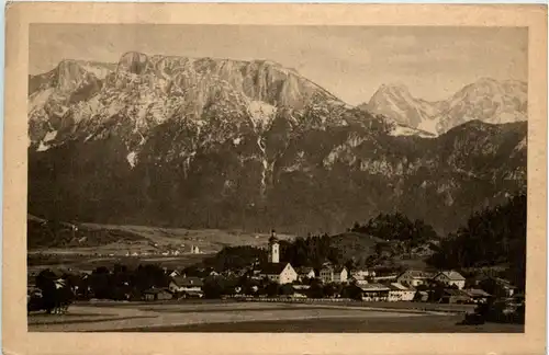 Oberaudorf am Inn, mit Kaisergebirge und Elmauerhalt -343702