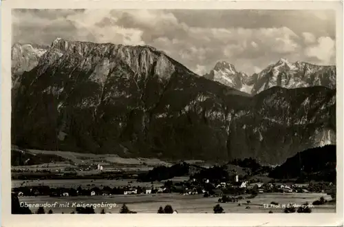 Oberaudorf am Inn, mit Kaisergebirge -343712