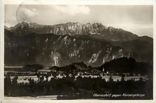 Oberaudorf am Inn, gegen Kaisergebirge -343738