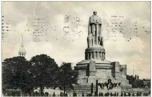 Hamburg - Bismarck Denkmal -116756