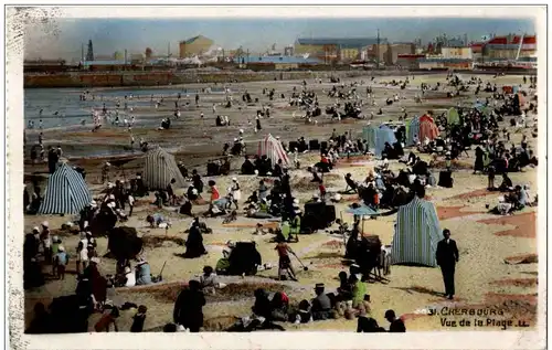 Cherbourg - Vue de la Plage -126970