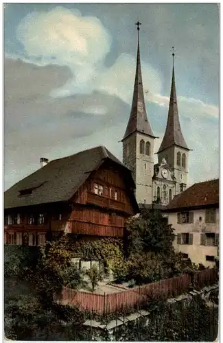 Luzern - Hofkirche und Kaplananhaus -132356