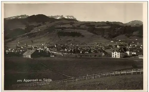 Appenzell mit Säntis -134570