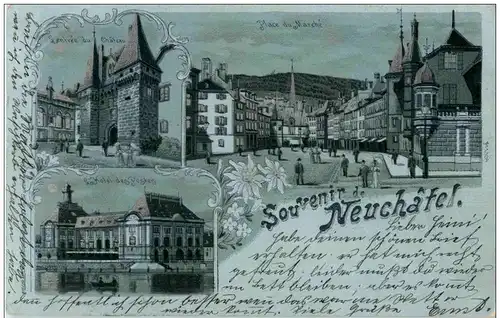 Souvenir de Neuchatel - Litho -175160