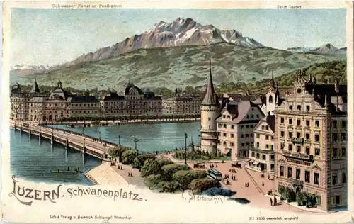 Gruss aus Luzern - Litho -141692