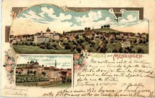 Gruss aus Menzingen - Litho -147596