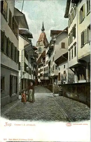 Zug - Gasse in der Altstadt -147344