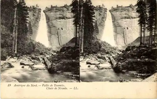 Valle de Yosemite - Stereo Card -156286