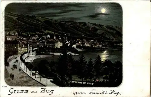 Gruss aus Zug - Litho -164344