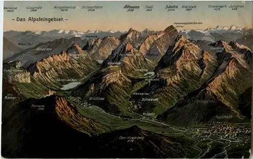 Das Alpsteingebiet - Appenzell -165964