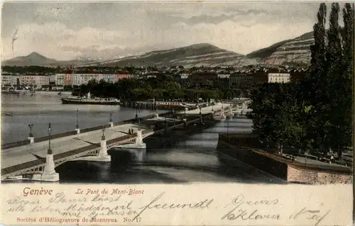 Geneve - Le Pont du Mont Blanc -162660