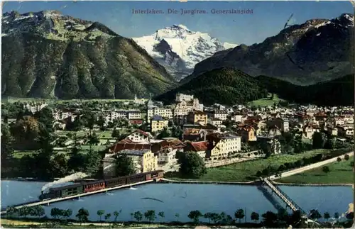 Interlaken mit Eisenbahn -167956