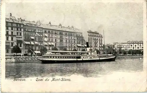 Geneve - Quai du Mont Blanc -172882