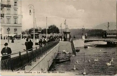 Geneve - Le Pont du Mont Blanc -173230