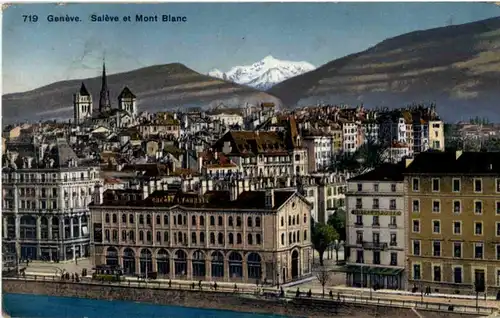 Geneve - saleve et Mont Blanc -172976