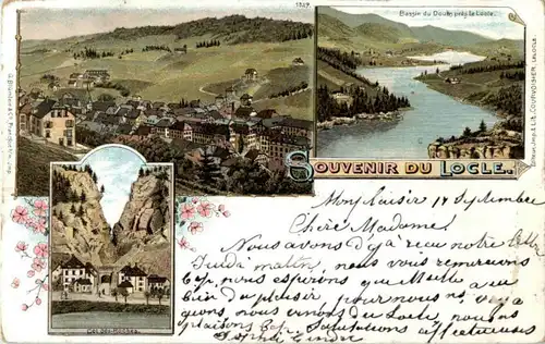 Souvenir du Locle - Litho -N2586