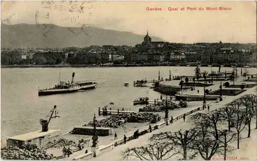 Geneve - Quai du Pont du Mont Blanc -173162