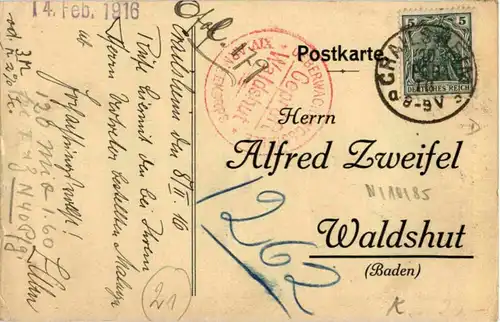 Lenzburg - Alfred Zweifel Malagakellereien -N3322