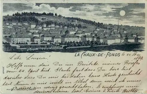 La Chaux de Fonds - Litho -N3102