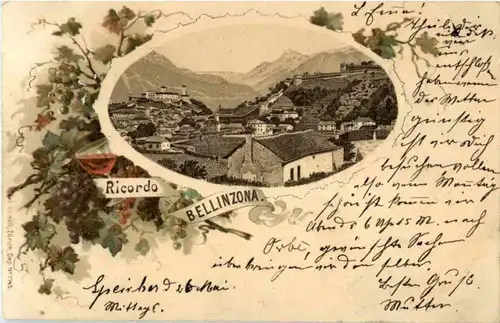 Ricordo di Bellinzona - Litho -N2928